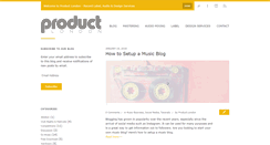 Desktop Screenshot of productlondon.com
